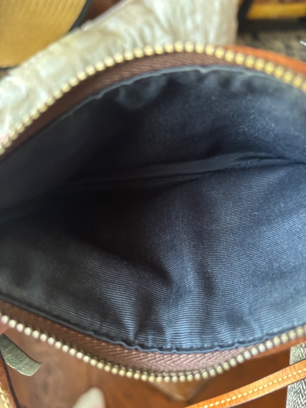 Coach Y2K Vintage Denim Patchwork Wristlet - Picture 11 of 12